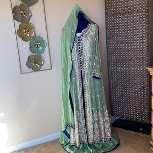 Heavily embroidered beautiful wedding wear